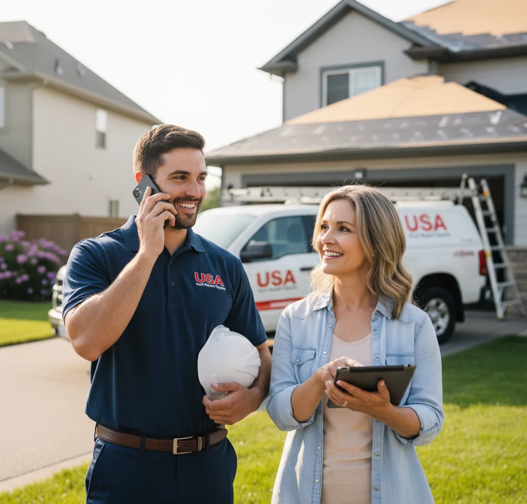USA Roof Repair Experts customer support in Sutter